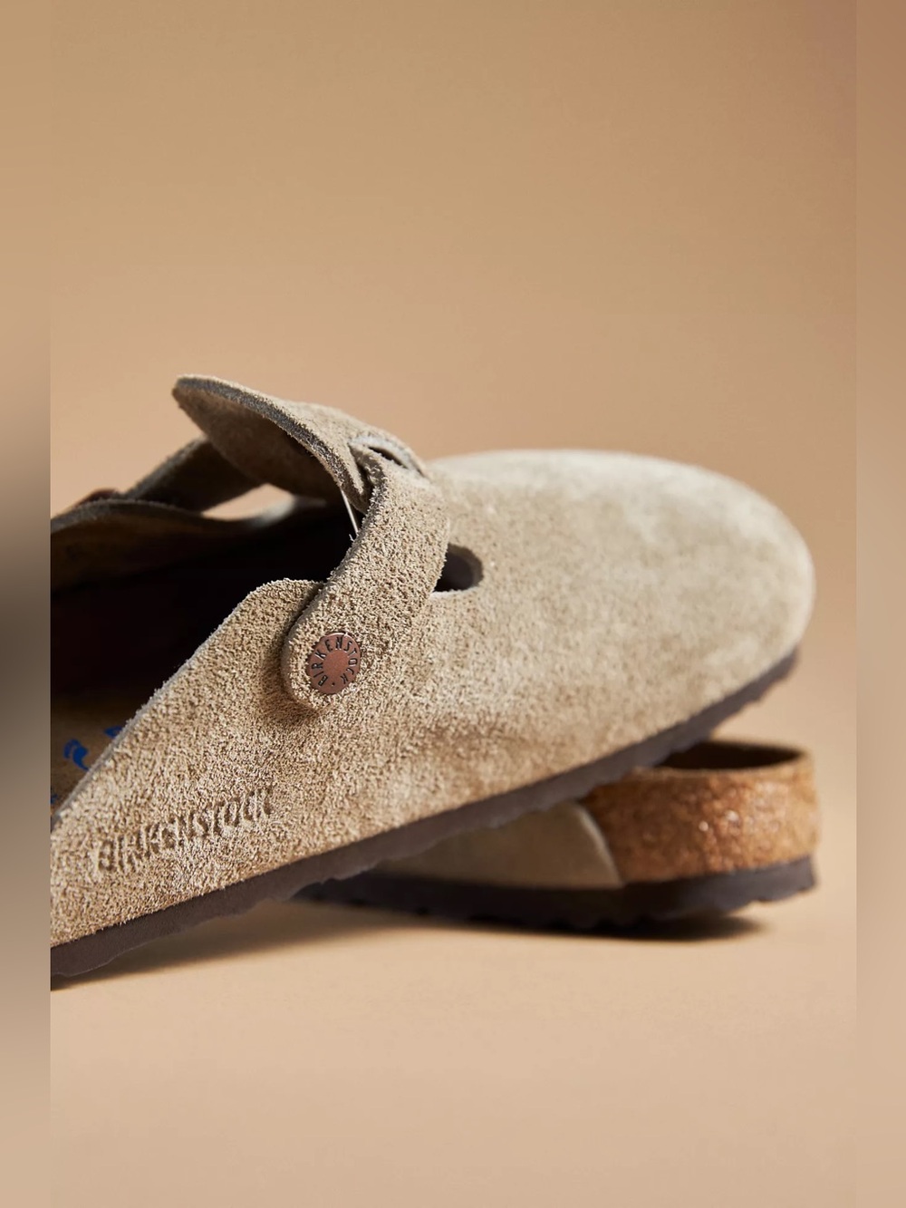 Birkenstock Boston Soft Footbed Clogs Taupe EU 40 NWT - Picture 2 of 11